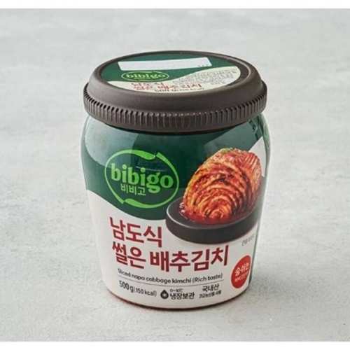 비비고 남도식 썰은 배추김치 용기 500g