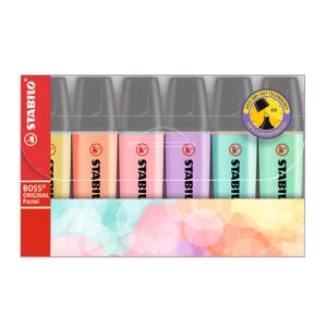 스타빌로 보스 오리지널 파스텔 형광펜 (6색)