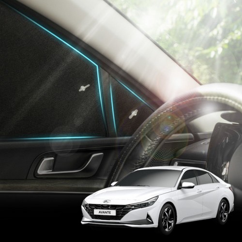 벤딕트 차량용 햇빛 가리개 차박 커튼 현대 아반떼 CN7 전용 VSC06_이미지