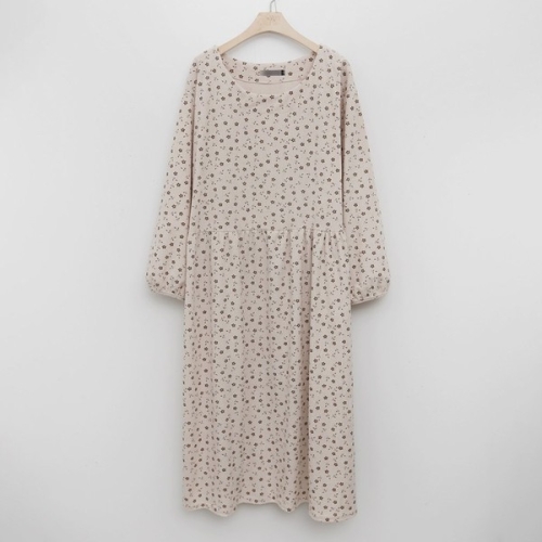 플라워셔링골덴원피스 GRQ203M311 빅사이즈