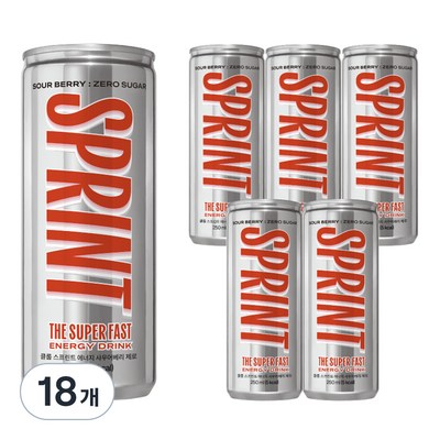 이그니스 클룹 스프린트 에너지 사우어베리 제로 250ml (18개)_이미지