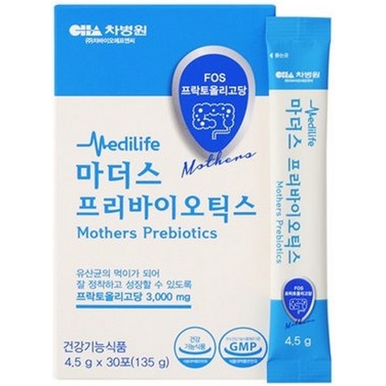 차바이오에프앤씨 차병원 마더스 프리바이오틱스 4.5g 30포