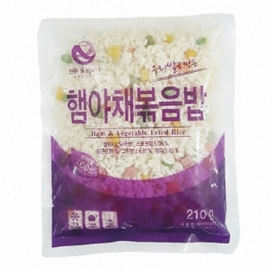 한우물(HAU) 햄야채볶음밥 210g (8개)_이미지