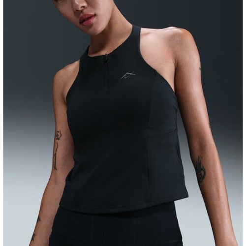 나이키 여성 미디엄 서포트 패드 스포츠 브라 탱크 탑_HF5407-010_이미지