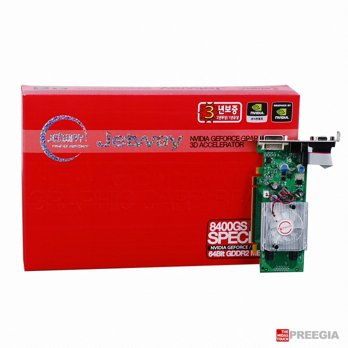 JETWAY ������ 8400GS SPECIAL DDR2 256MB LP
