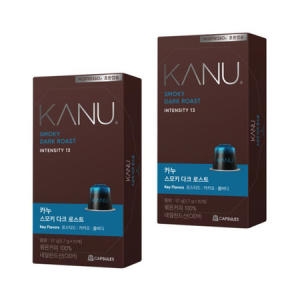 동서식품 카누 스모키 다크 로스트 캡슐커피(네스프레소 호환) 10캡슐 (2팩)_이미지