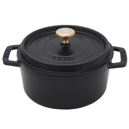 스타우브 원형 꼬꼬떼 블랙(ST101625)