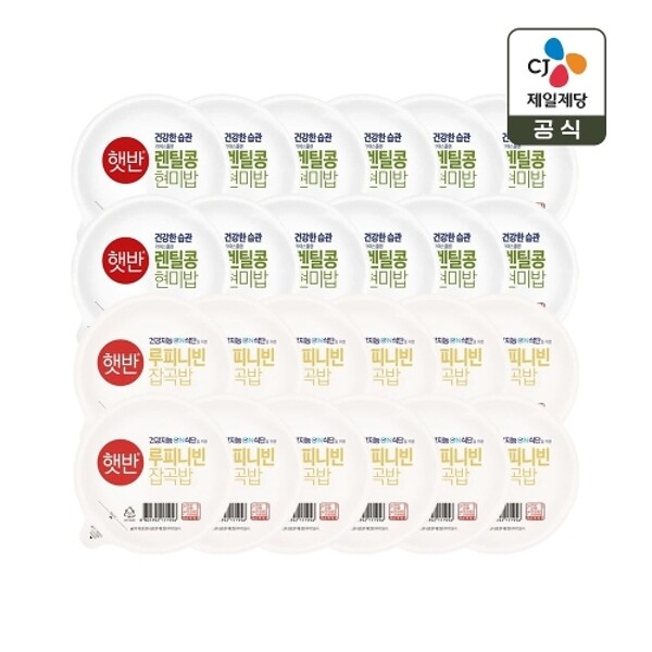 CJ�������� �޹� ���ǴϺ� ���� 190g x 12�� + ��ƿ�� ���̹� 190g x 12��