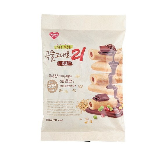구워만든 곡물 그대로 21 초코 150g