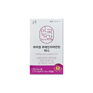 안국건강 아이원 루테인 지아잔틴 미니 90.91mg 30캡슐 (1개)_이미지