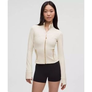 룰루레몬 디파인 크롭 자켓 눌루 라이트 아이보리/골드/골드 1748238_이미지
