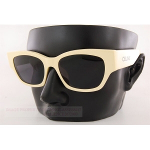 셀린느 새로운 선글라스 CL 40197U 39A 옐로우/다크 그레이 여성용