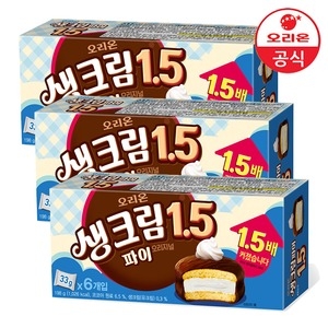 오리온 생크림파이 오리지널 1.5배 198g (1개)_이미지