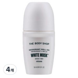 더바디샵 화이트 머스크 데오드란트 롤온 50ml (4개)_이미지
