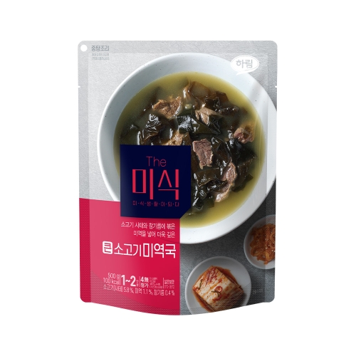 하림 The미식 큰 소고기미역국 500g (1개)_이미지