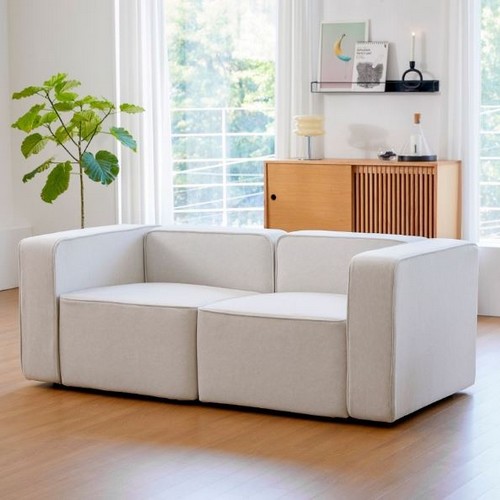 루아나 아쿠아텍스 이지클린 모듈 풀커버 패브릭 소파 3인용