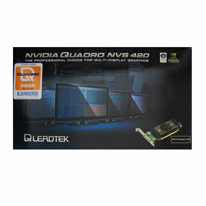 NVIDIA 쿼드로 NVS 420 512MB PCI-E x16 리더스시스템즈_이미지