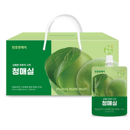 천호엔케어 하루활력 상쾌한 하루의 시작 청매실 70ml (30개)_이미지