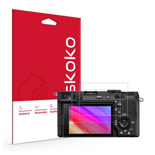 스코코 SONY A7C R용 초고화질 트루컬러 AR 액정보호필름 (정품)_이미지