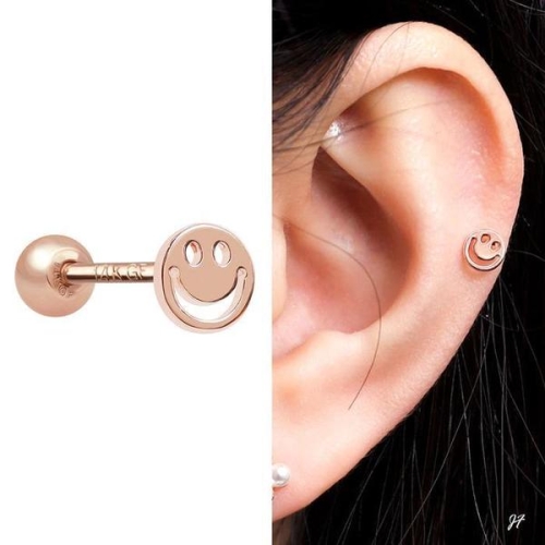셀러허브 14K 골드필드 핀 스마일 베이직 피어싱 S32621229