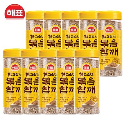 해표 볶음참깨 (180g,10개)_이미지