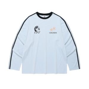 카비시 CAVISH GLOBE FOOTBALL LS TEE 반팔티셔츠 화이트 CV2FSUT552A 192574_이미지