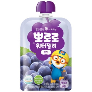 팔도 뽀로로 워터젤리 포도 120ml (6개)
