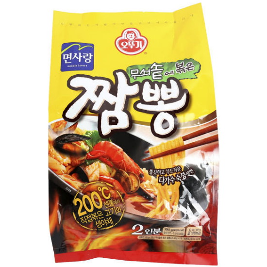 오뚜기 무쇠솥볶은짬뽕 2인분 390g (1개)
