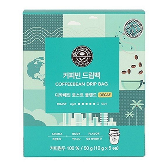 커피빈 드립백 디카페인 로스트 블렌드 5T (3개)