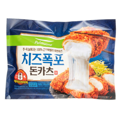 풀무원 치즈폭포 돈카츠 냉동 560g 2개