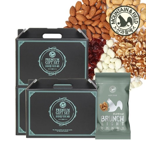 산과들에 브런치 라이트 선물세트 20g 30개입 (3개)