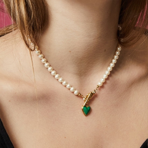 ��Ƽ���渮��� ���ٴ� color rectangle necklace3color