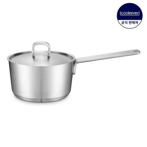쿡에버 IH 코니칼 silver 편수냄비 (16cm)_이미지