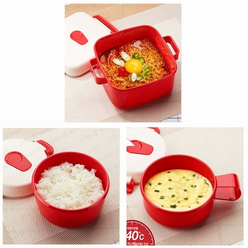 코멕스 렌지타임 3종세트. 라면기+계란찜기+밥데우기_이미지