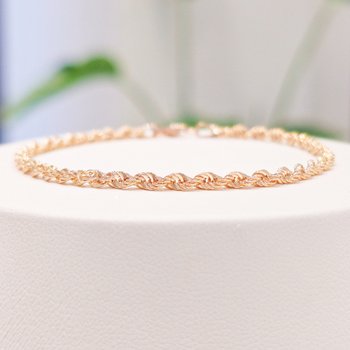 로제도르 펠트위스트 M 체인 팔찌 PG _282500208_이미지