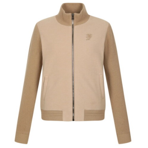 팬텀 소재 믹스 집업 니트 가디건 221E4SD102_BG_이미지