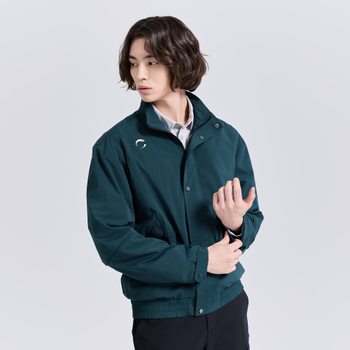 챌린저 아키텍처 하이넥 블루종 자켓 CHE3MJK5303DN