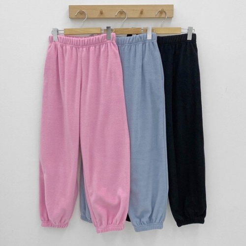 아이우먼 빅사이즈밴딩팬츠 Q301L411 윈터뽀글이벌룬조거팬츠 RD