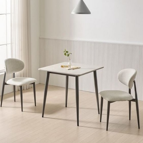 홈인홈 듀오 16T 양면세라믹 식탁 800 (의자2개)_이미지