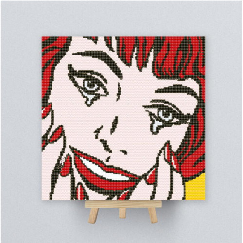 아이러브페인팅  DIY 종이판형 보석십자수 행복한 눈물