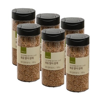 올가 볶음 발아 참깨 국내산 (100g,6개)_이미지