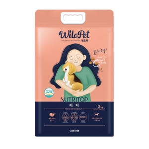 유한양행 윌로펫 독 뉴트리탑 퍼피 3kg (1개)
