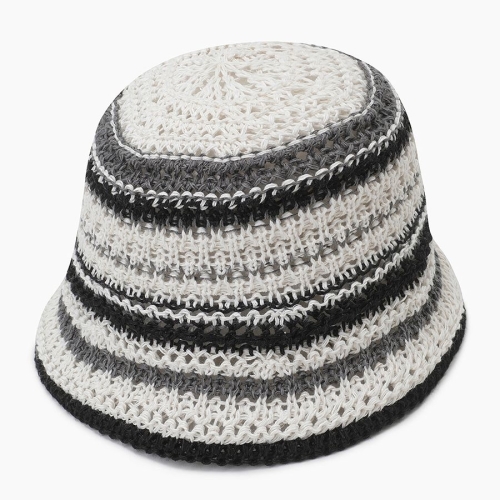 베네통 스트라이프 크로쉐 햇 BCCP54531