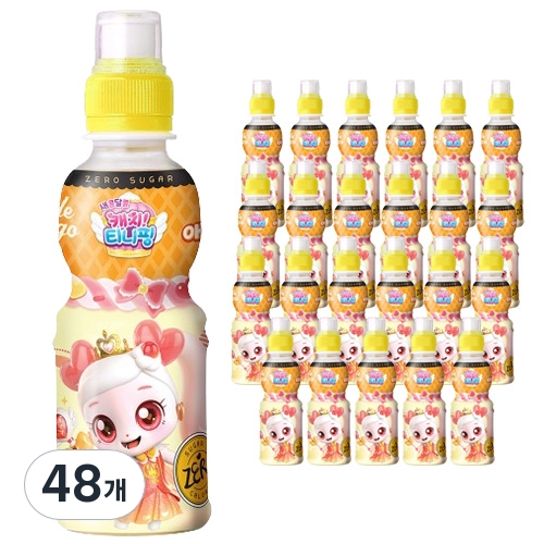 웅진식품 캐치티니핑 제로 애플망고 200ml (48개)_이미지