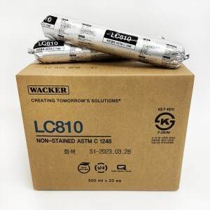 바커 미성실란트/럭키실리콘/LC810/비오염성 석재용실리콘/소시지 500ml 1박스 20개