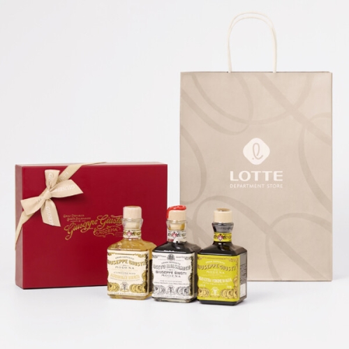 GRAN DEPOSITO ACETO BALSAMICO 주세페주스티 올리브오일 + 1메달 발사믹 + 화이트 발사믹식초 250ml 3종 세트 (1개)