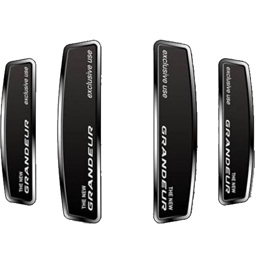 DXSOAUTO 블랙 쉴드 엠블럼 도어가드 (더뉴그랜저)_이미지