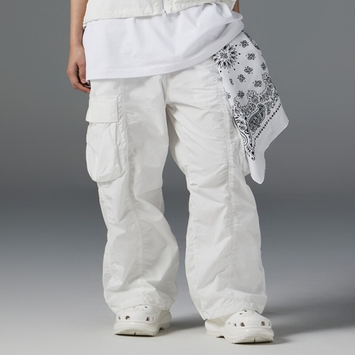 여성 LW3 셔링 빅 카고 와이드 팬츠 LW252WL842