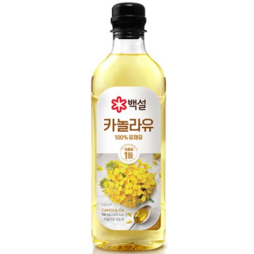 백설 카놀라유 900ml이미지입니다. 누르면 해당 게시물로 새창이동합니다.
