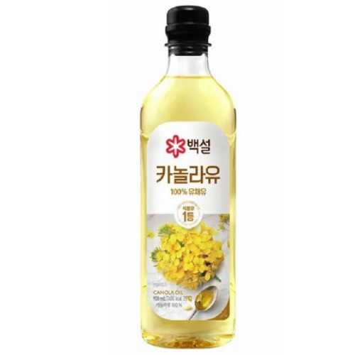 CJ제일제당 백설 카놀라유 900ml (4개)